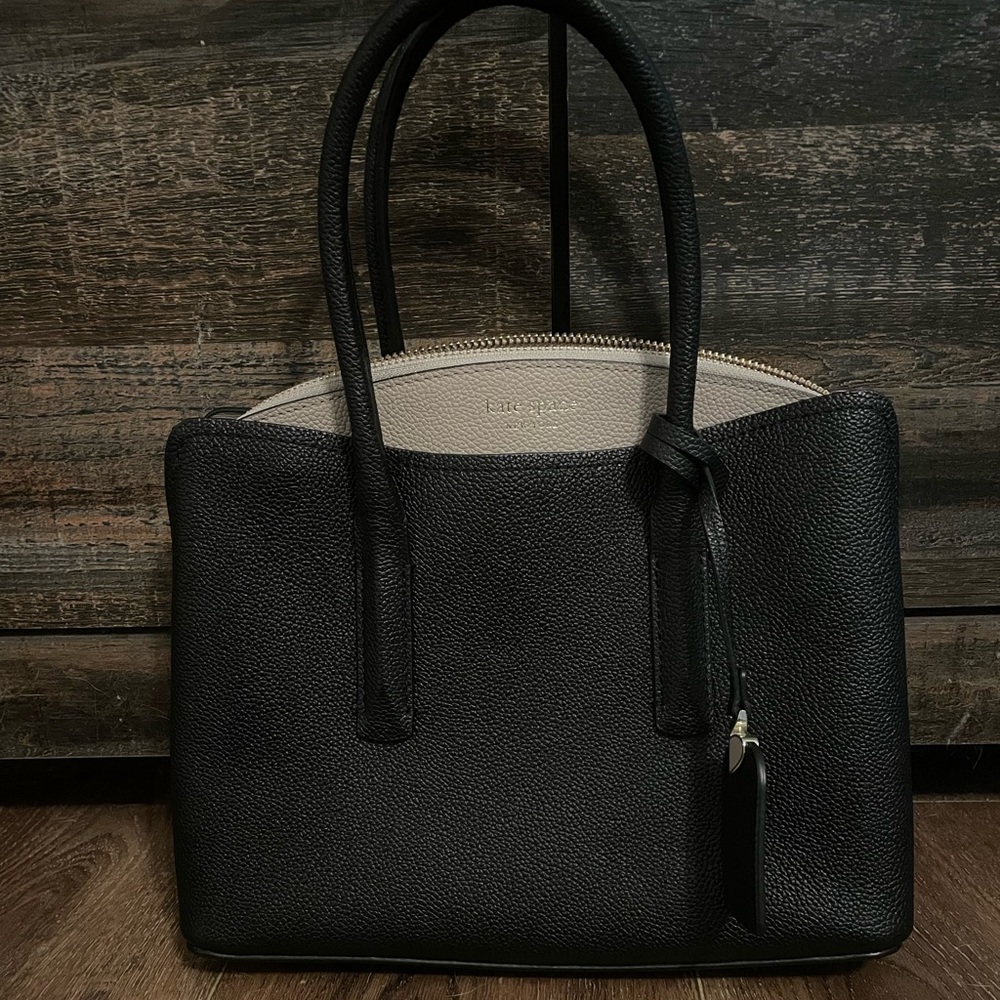 Kate Spade Margaux Medium Satchel Leather Shoulder Bag with matching wallet - Picture 4 of 13